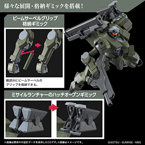 20 Zowort Heavy The Witch from Mercury, Bandai Spirits HG 1/144 miniatura 3