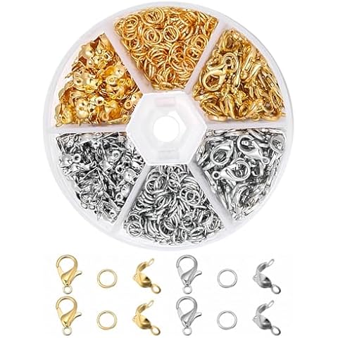 460 Pcs Jewellery Clasps Set for Crafts Cover