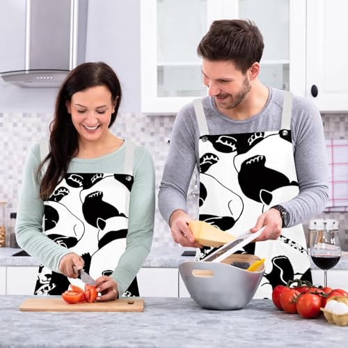 Tablier de serveuse lavable pour protéger vos vêtements lors du nettoyage