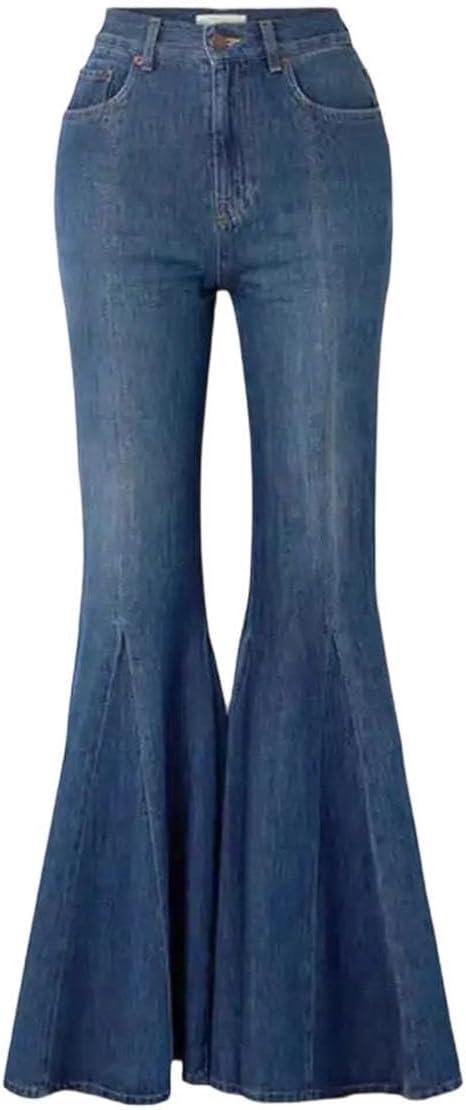 Women Low Waist Jeans High Street Spicy Style Slim Fit Straight Leg Micro Flare Denim Pants