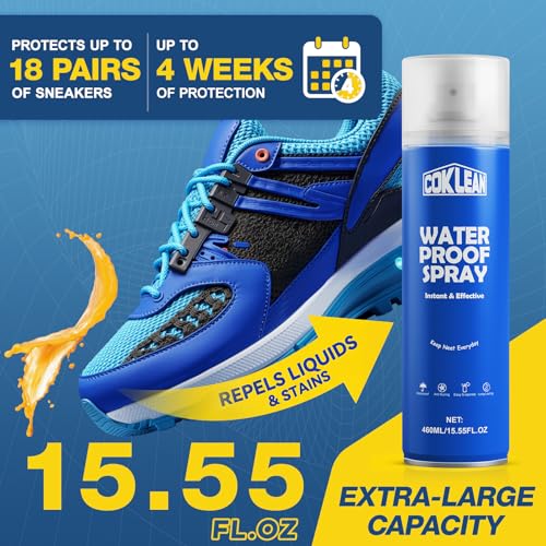 Image of Shoe Waterproof Spray, Rain&Stain Nano Repellent for Suede,15.55 OZ