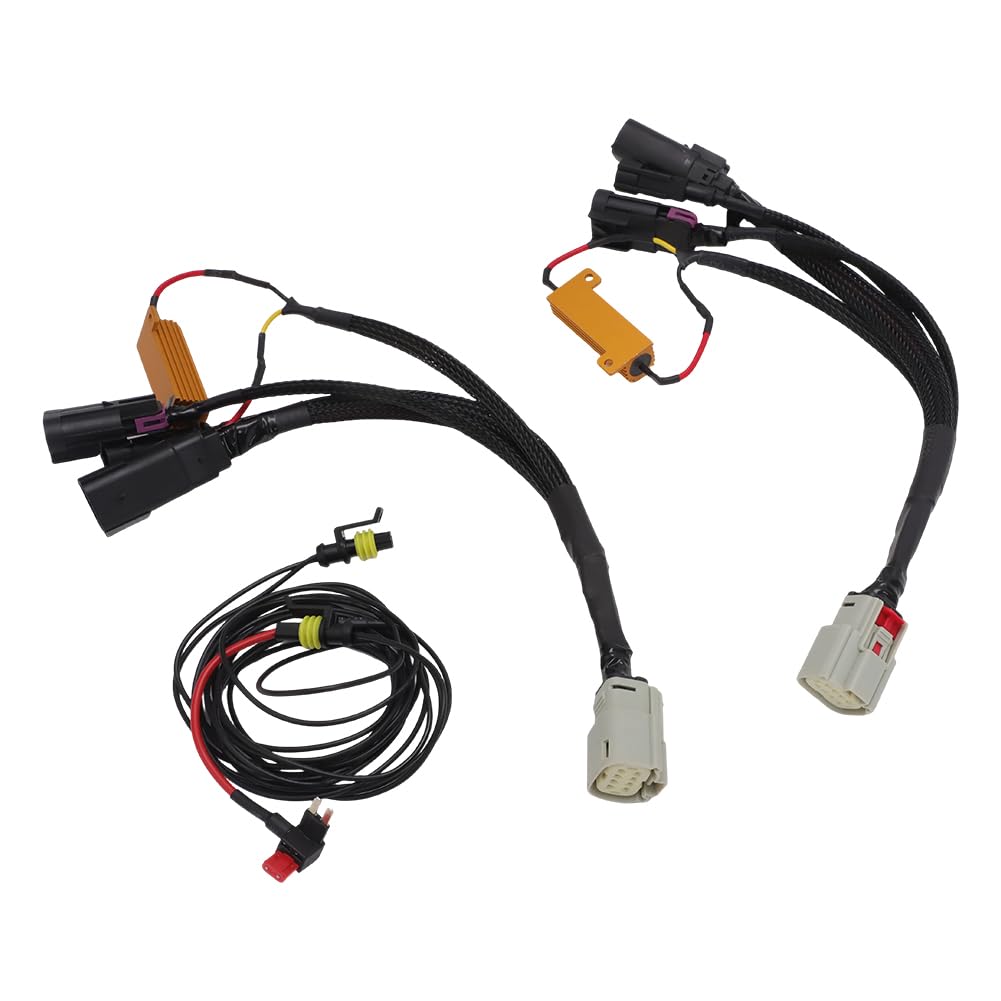 for Dodge Durango Base Models 2014+ LED Headlight Conversion Cables for 2021+ Premium Headlights - for 68433782AD