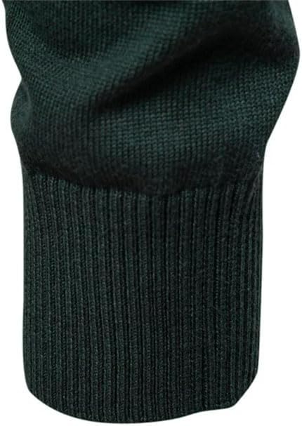 Mens 1/4 Zip Mock Neck Cotton Knit Pullover Casual Striped Ribbed Sweaters Fall Winter Soft Warm Sweatshirts
