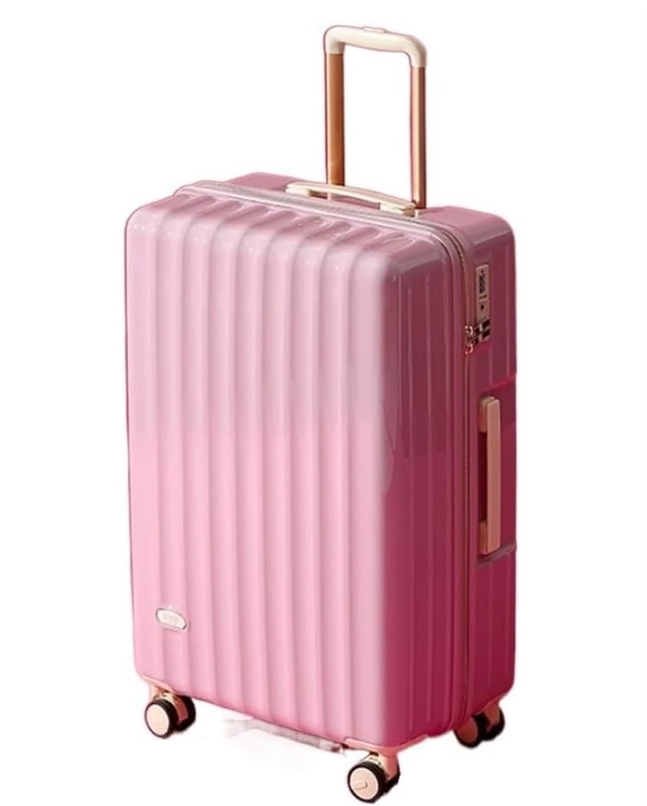 Bagaż Podręczny Walizka na Kółkach Bagaż Damski Z Kółkami Obrotowymi, Lekka Walizka Kabinowa Na Kółkach Do Samolotów Walizka Podróżna (Color : D, Size : 24in)