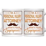 Personal Injury Attorney Mug, Personal Injury Attorney Gift, Gift for Personal Injury Attorney, Personal Injury Attorney Retirement Gift - 11oz White Ceramic Coffee Mug - Christmas, Thanksgiving