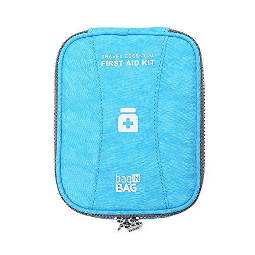 JYYX Botiquín de Primeros Auxilios para emergencias/de Supervivencia/para botiquín médico/Paquete Maletín de Almacenamiento para automóvil/doméstico Medicine Box/Container,Azul