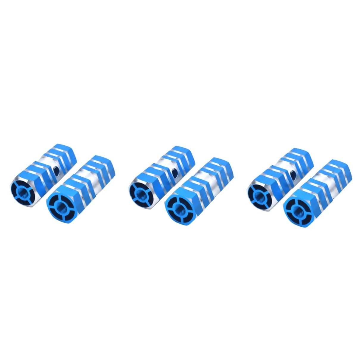 BESPORTBLE3pcs Pair Kayak Motor Mount Footpeg Scattered Beads Foot Posts Football Cup Mtb Pedals Stunt Pedal Rope Foot Pedal Footbars Rope Buckle Footbars Blue Darts Peg Stunt Bike Pedestal