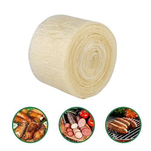 Sausage Casings, Layered Edible Drying Sausage Casing Packaging Tools, Flavorous Homemade Sausages Ham Kitchen Tool (50Mm*8M) #TOP3
