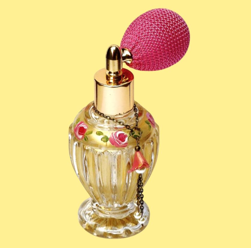 Amazon.com: Refillable Victorian Gold Glass Spray Perfume Bottle