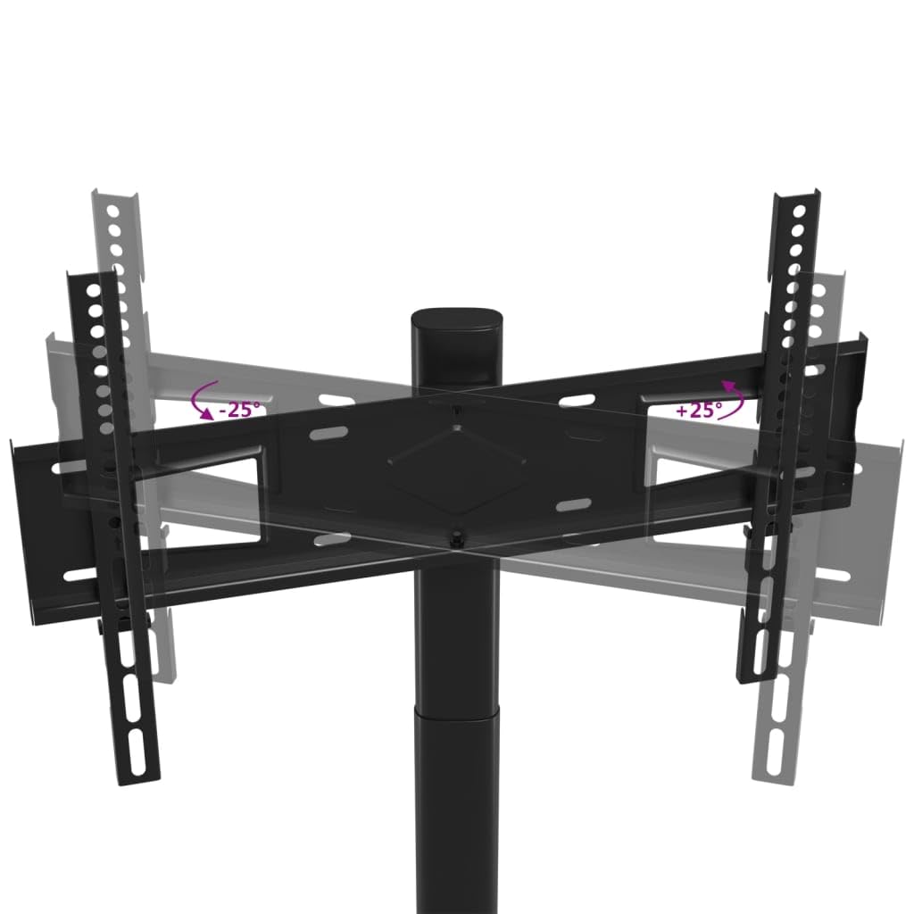 INLIFE TV-Eckständer mit 3 Ablagen für 32-65 Zoll Schwarz,Elektronik,Video,Videozubehör,TV-Zubehör,TV- & Monitorhalterungen,Schwarz,12.66 KG,379567