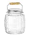 Anchor Hocking 1-Gallon Glass Barrel Jar with Brushed Aluminum Lid, Set of 2