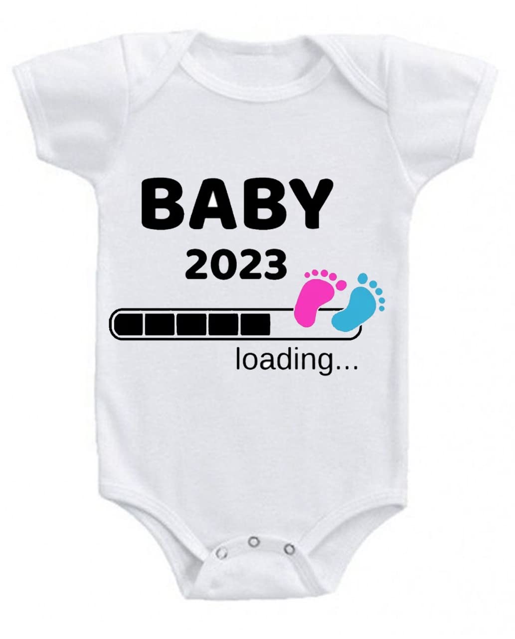 American Apple Welcome Printed New Born Baby Bodysuit Half Sleeve