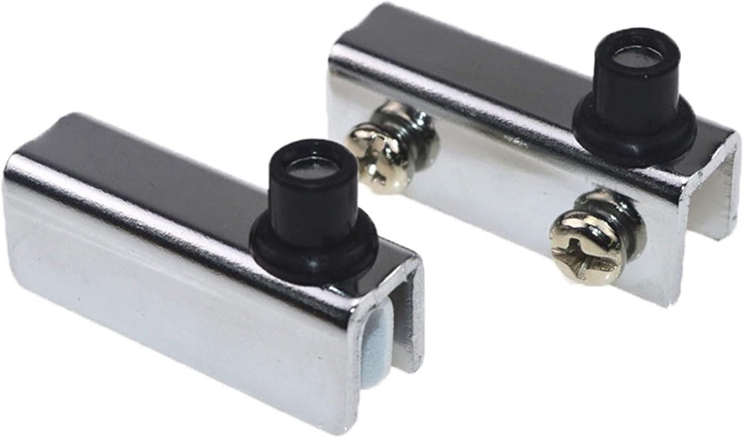 Glass Door Pivot Hinge, Suitable for Glass Door Cabinet, Bookcase, 1 Pair
