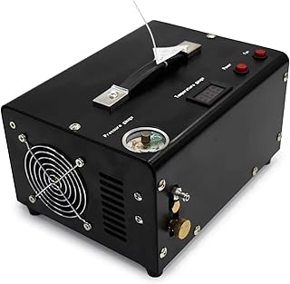 TXET061 4500Psi 300Bar 12V PCP Air Compressor High Pressure Pump Compressor Transformer Airgun Pneumatic Rifle Inflator (Color : Type, Size : Auto-Stop Version)