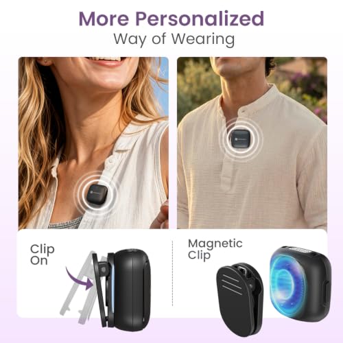 Image of Portronics VlogMate C Type-C Wireless Microphone with Noise Cancellation, Bluetooth 5.0v, 360 Omnidirectional Mic, 20M Range, Real-Time Sound Reception, Audio Video Sync