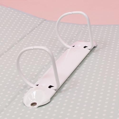 Miniatura 4 de Craftelier - Álbum de cartón forrado Vichy mostaza  Color mostaza - Sistema de 2 anillos blancos - Cubiertas duras y resistentes  Dimensiones 6 x 8