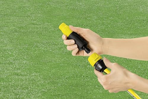 Tuyau d'arrosage de 15m complet 1/2 pouce avec buse d'irrigation et support
