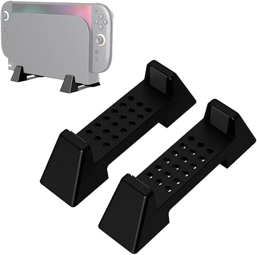 For Switch 2 Cooling Stand Desktop Cooling Bracket with Heat Dissipation Storage Display Rack Host Base Bracket Stand Place Stability Anti-Slip Optimized Heat Dissipation Hollow Design Strong Heat (A)