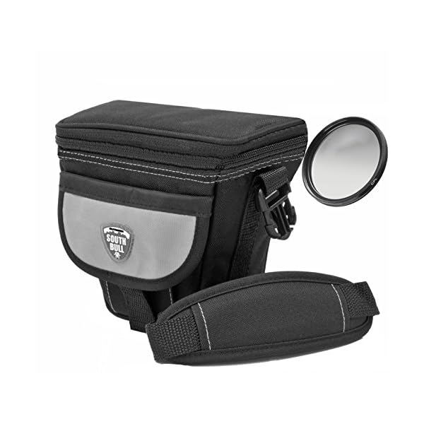 Foto Kamera Tasche Southbull Valley L mit Regencape im Set Plus Polfilter 58mm für Canon EOS 100D 700D 750D 760D 1200D…
