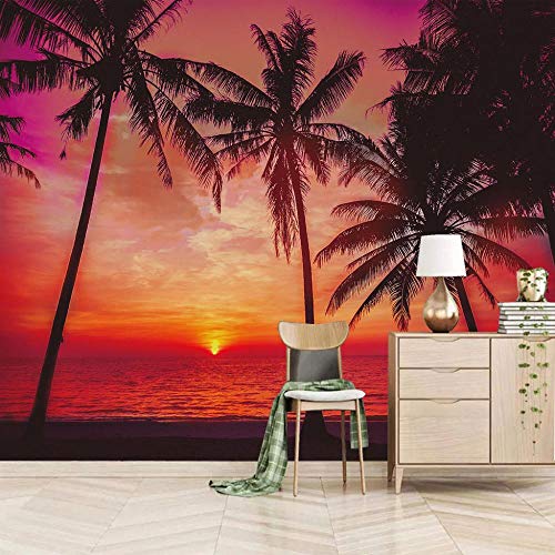 Carta da Parati Fotomurale Murales Albero di Cocco...