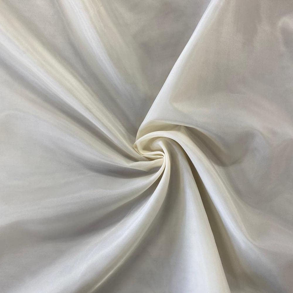 Anti-Static Dress Lining Fabric 60" Wide 150cm (Per Metre) (Ivory)