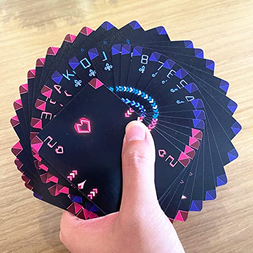 Baraja de Poker Black Knight Cardistry Plastico 56 piezas miniatura 3