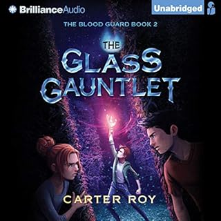 The Glass Gauntlet Audiolibro Por Carter Roy arte de portada
