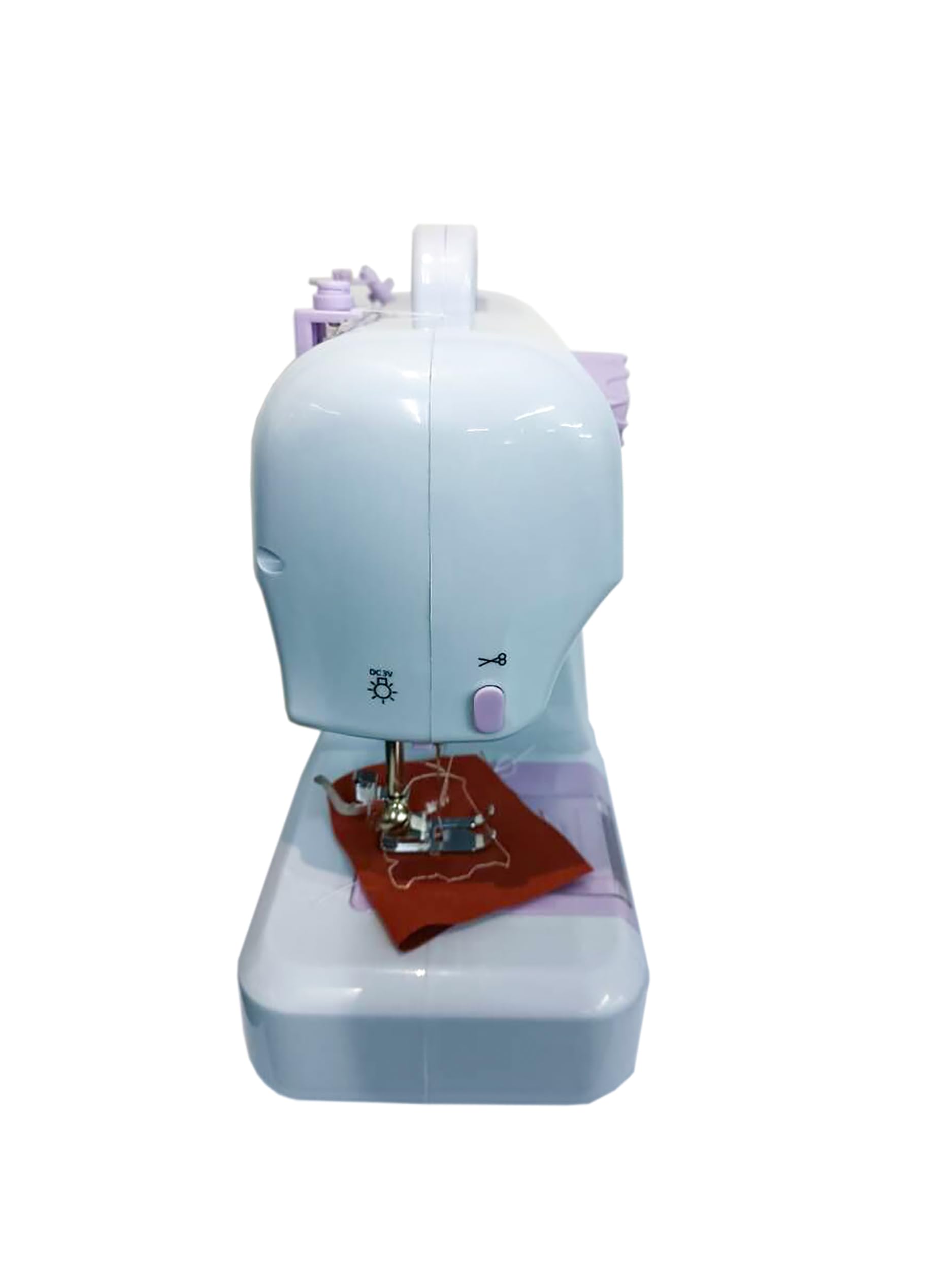 MARIG Machine à coudre pour débutants et enfants, machine à coudre à pédale, 12 points intégrés, manuel en 5 langues,