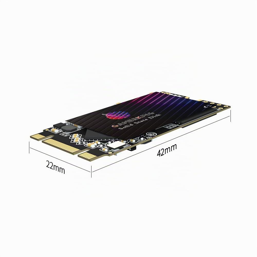 GAMERKING SSD M.2 2242 - Unidad interna de estado sólido de 256 GB Ngff de 1 TB, 512 GB, 128 GB, 64 GB, para computadoras portátiles de escritorio, SATA III 6 Gb/s, disco duro de alto rendimiento (256