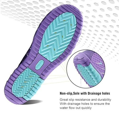 Image of YALOX Water Shoes Men's Women's Swim Shoes Outdoor Beach Barefoot Quick-Dry Aqua Pool Socks Swimming Yoga Surfing Exercise