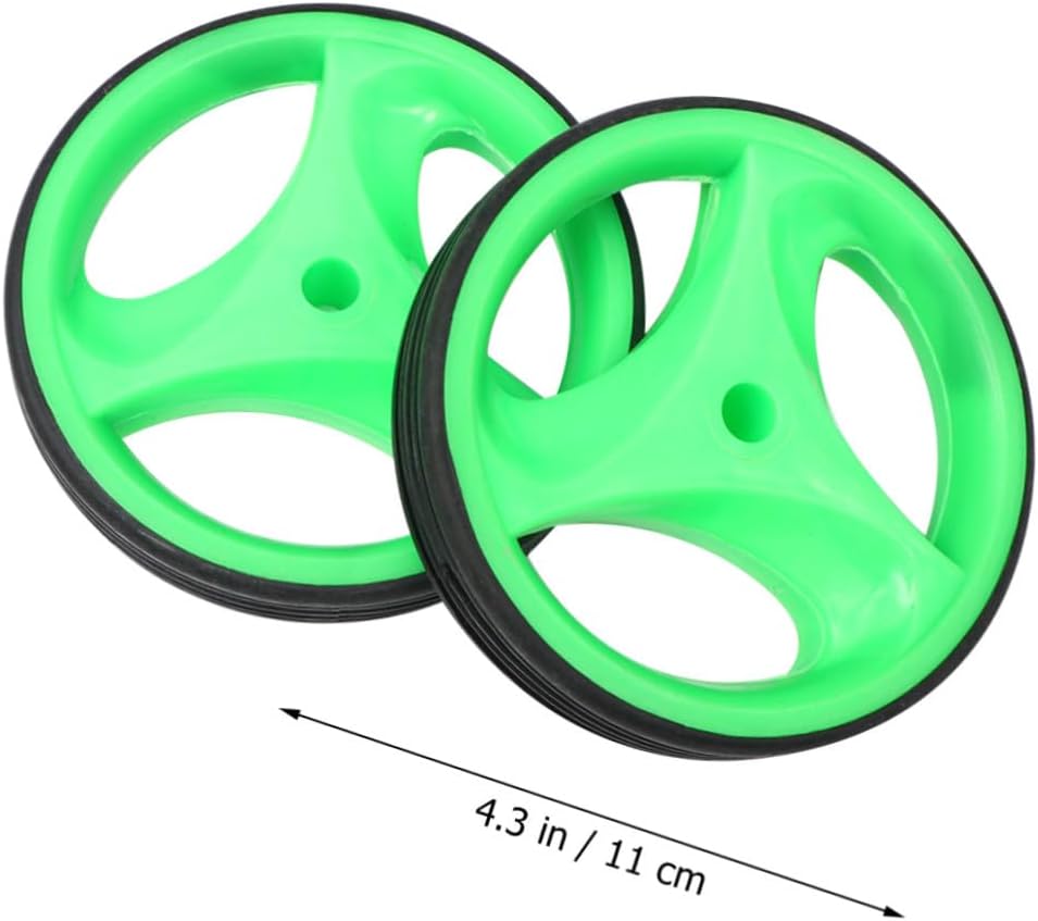 Training Wheels for Bike, 12-20 Inch Mute Balance Auxiliary Wheels with Bracket, Green Cycling Accessories for ’s Bicycle Training