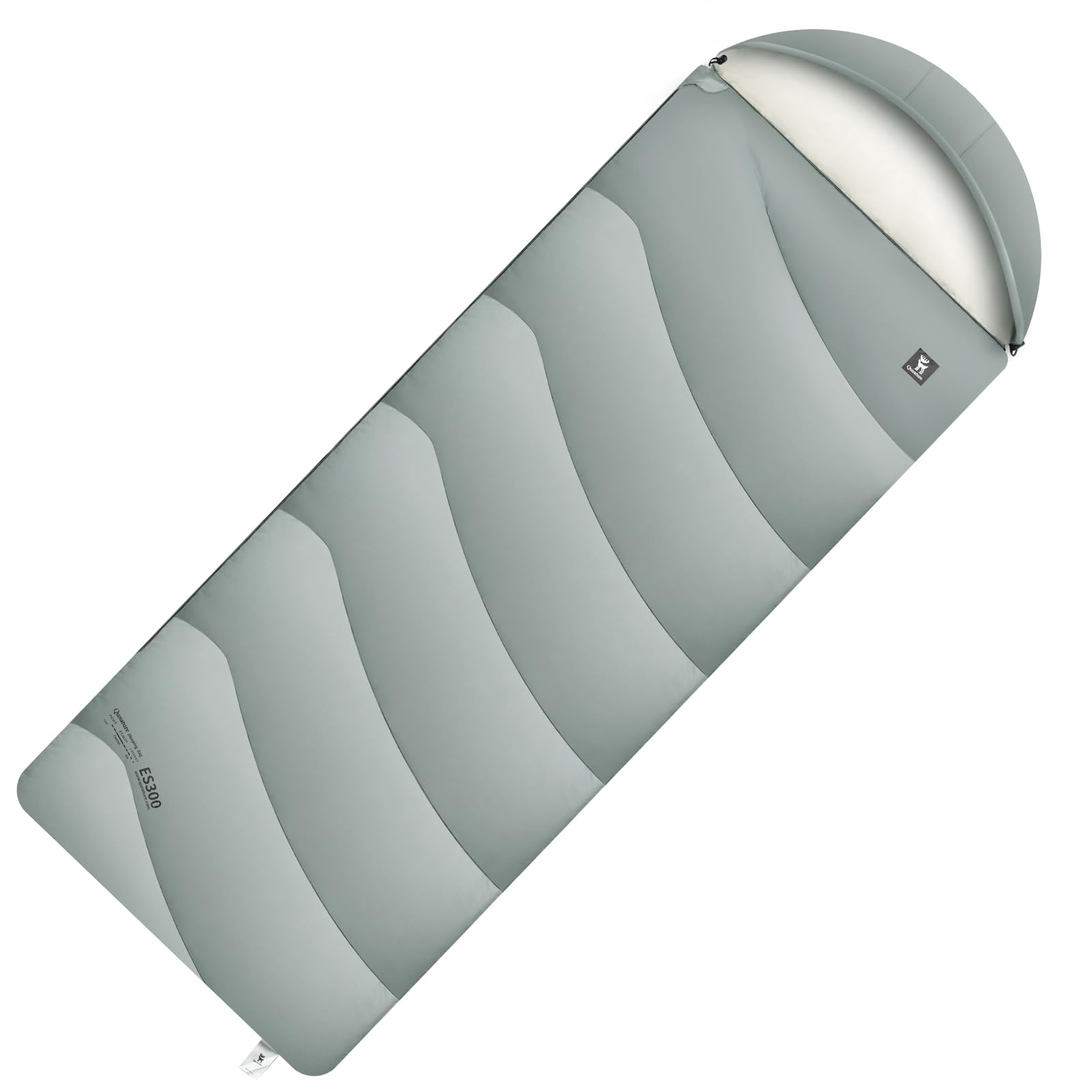 Qunature Sleeping Bag 4 Seasons 6-12°C Ultralight Sleeping Bag for Adults Outdoor Camping in Winter Warm and Cold Resistant Portable for Household Cold Resistant Single Person Splice Blanket