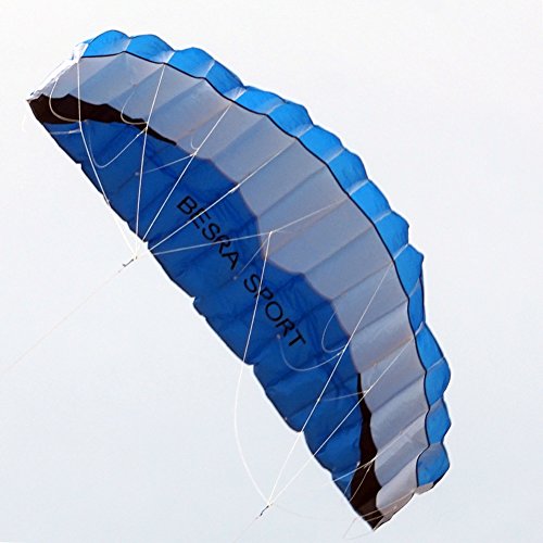 Besra Huge 102inch Dual Line Parachute Stunt Kite with Flying Tools 2.6m Power