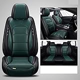 MANTENGA LA FUNCIONALIDAD: Las fundas de los asientos están diseñadas alrededor del automóvil, manteniendo la función y el control completos del asiento, como airbag, cinturones de seguridad, reposabrazos y ajustes del asiento. Las fundas de reposacabezas separadas permiten un fácil ajuste del reposacabezas para una comodidad y seguridad óptimas
