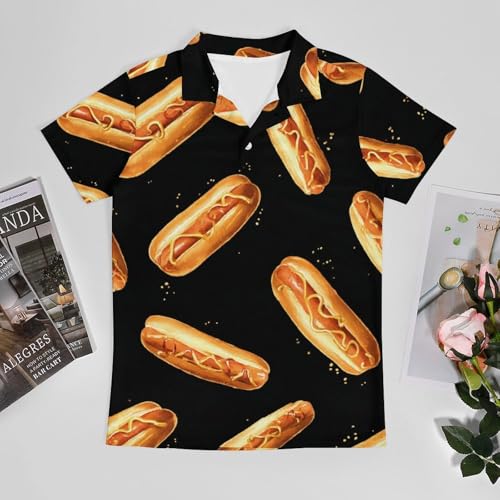 Boys' Classic Polo Shirts Short Sleeve Moisture-Wicking Golf & Tennis Shirts for Youth Teens Cute Clownfish Cartoon3