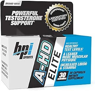 BPI Sports A-HD Elite – Men’s Powerful Testosterone Booster – Natural Stamina, Strength