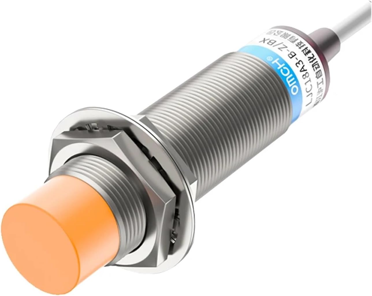 Proximity Switch DC6V-36V AC90-250V Distance10mm M18 Capacitive Proximity Sensor(10mm Dc Npn No)