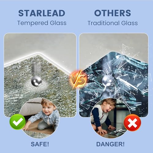 STARLEAD 24"x32" LED Bathroom Mirror with Bluetooth Speaker, 3 Color Temperature, Stepless Dimming, Anti-Fog, Touch Control, Wall-Mounted Vanity Mirror, Vertical or Horizontal by STARLEAD - Image 2