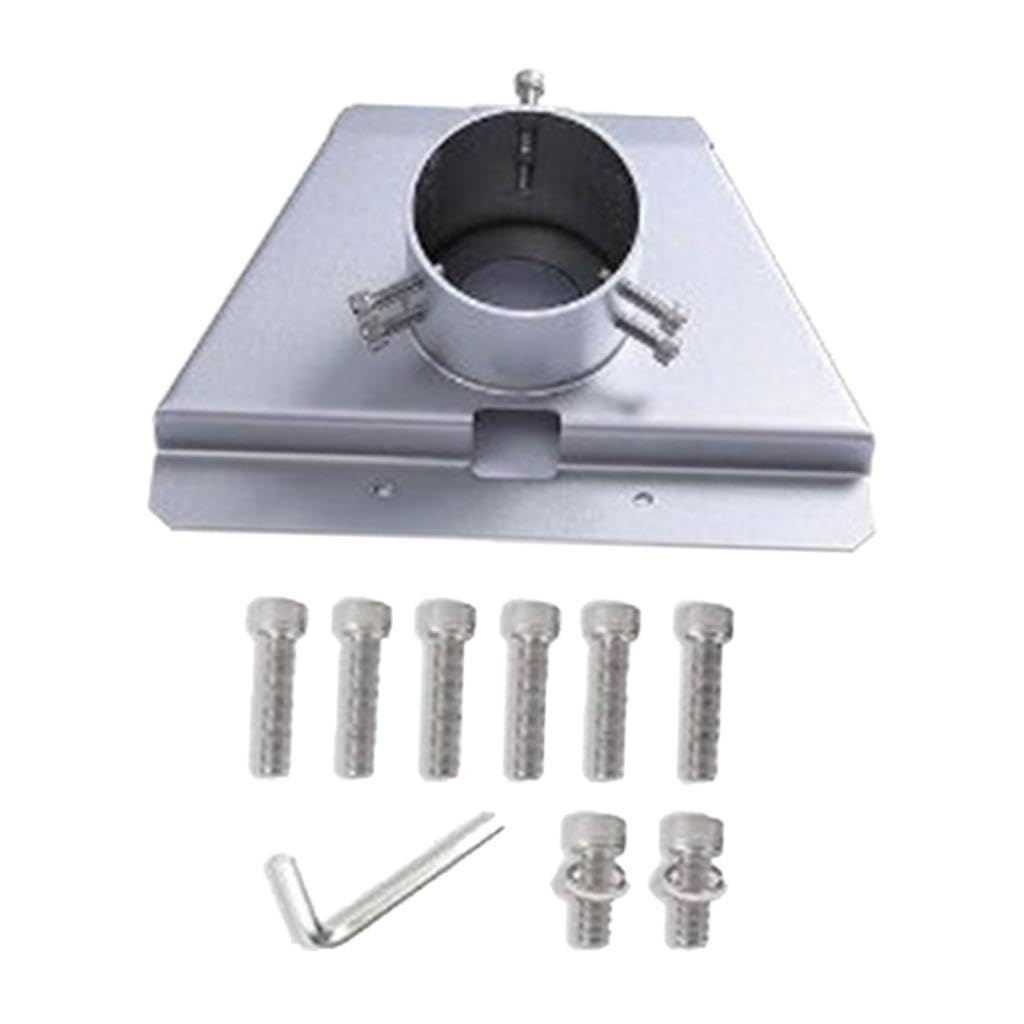 Support de Montage Adaptateur pour Tuyau Accessoire Montage Antenne Kit Support sur Toit Inclinaison et Rotation Complète Aluminium Robuste