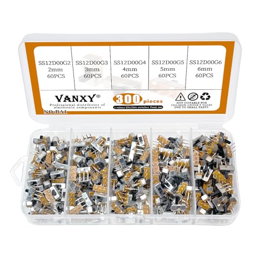 Mini interrupteurs verticaux SS12D00G3 pour remplacer un bouton cassé de 3mm