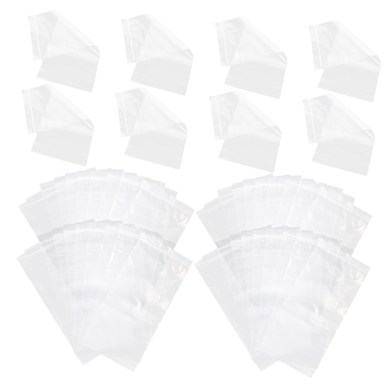 Angoily Waterproof Phone Bags Self-Sealing Pouch 100pcs for Mobile Dustproof Touchscreen Outdoor Camping Picnic Transparent