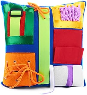Sensory Pillow | Includes Pillow | Calming Activities for Adults with Dementia | Fidget Pillow | Dementia Products for Elderly | Dementia Pillow | Helps Alzheimers, Dementia, Aspergers & Autism