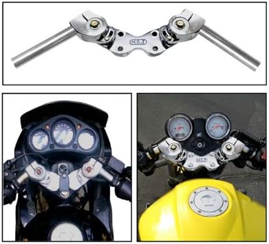 Style Clipon Handle Bar for All Bikes (Silver)