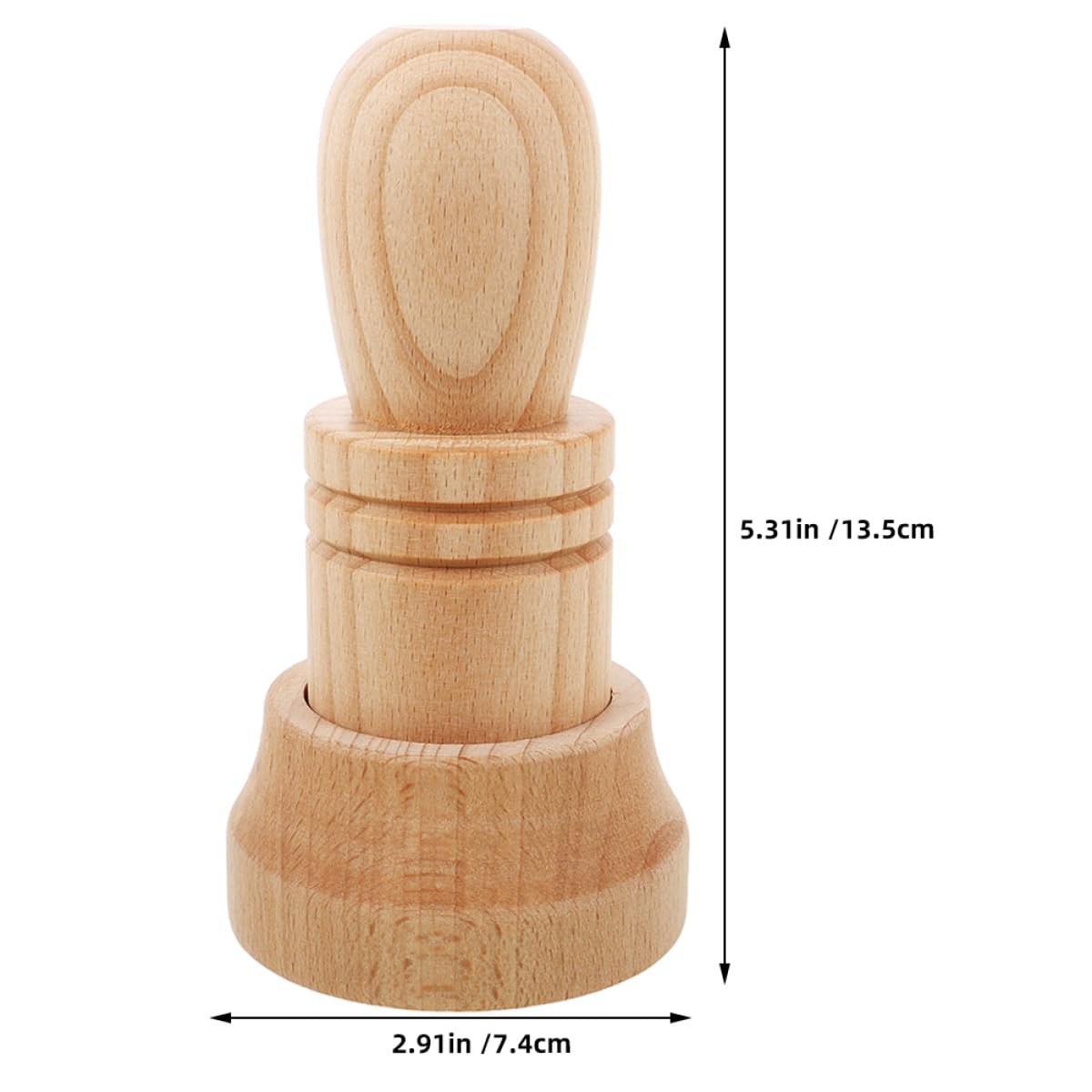Fabricant de Pots de Semis en Papier et Bois pour Jardinage DIY, Outil Manuel 2 Kits, Tailles Ajustables, Bois Solide, pour Pépinières et Semis en Intérieur
