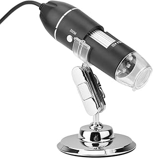 USB Microscope Camera for Laptop LED Microscope 50X-500X 2MP USB Digital Microscope for Computer with Holder Lab Microscopes for Industrial Checking, Jewelry Appraisal, Detecting