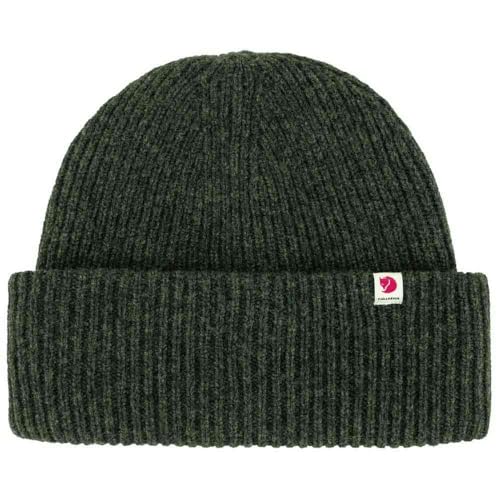 Fjällräven Unisex Heavy Beanie Hat, Grün, Einheitsgröße EU