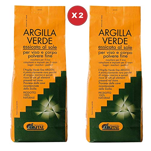 Argilla Verde Attiva Argital - Confezione Da 0,5 Kg Per Maschere Viso - Foto 14