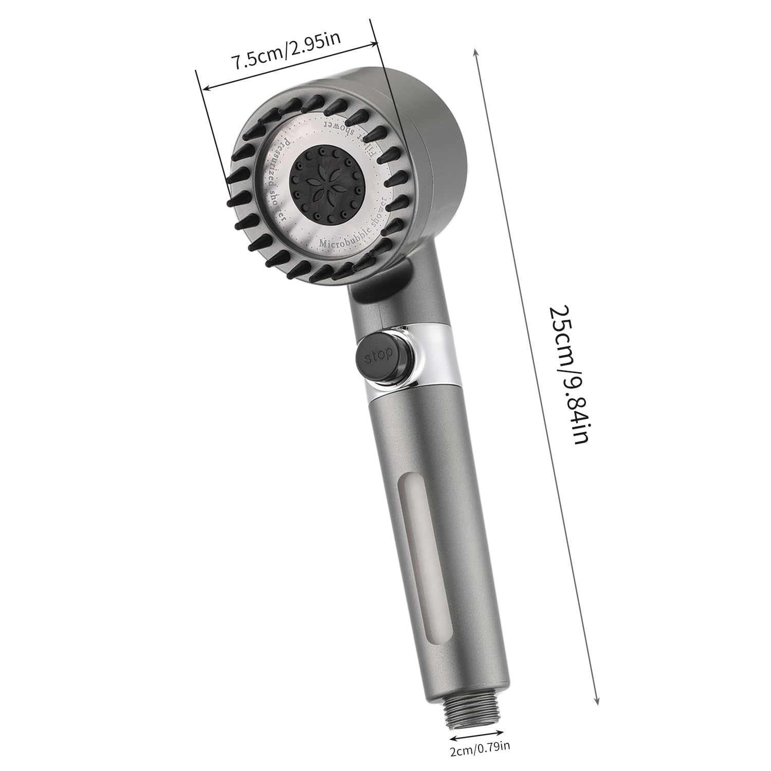 Shower Head, Upgraded Filter Shower Head High Pressure 4 Modes - Image 2