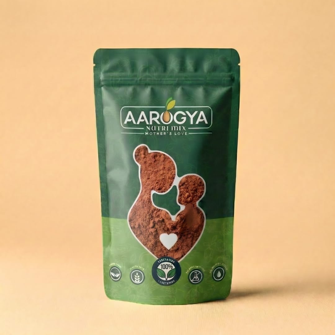 Aarogya Nutri Mix Chana Seeds Coffee | Caffeine-Free Roasted Chana Coffee | Natural Coffee Alternative with Antioxidants (Pack of 2) 300 Grams-image-19