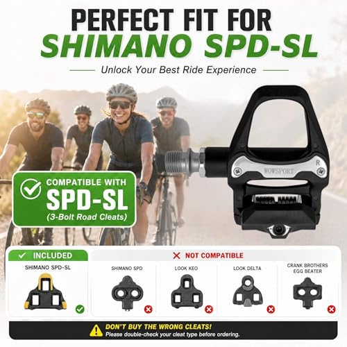 WOWSPORT Road Bike Pedals